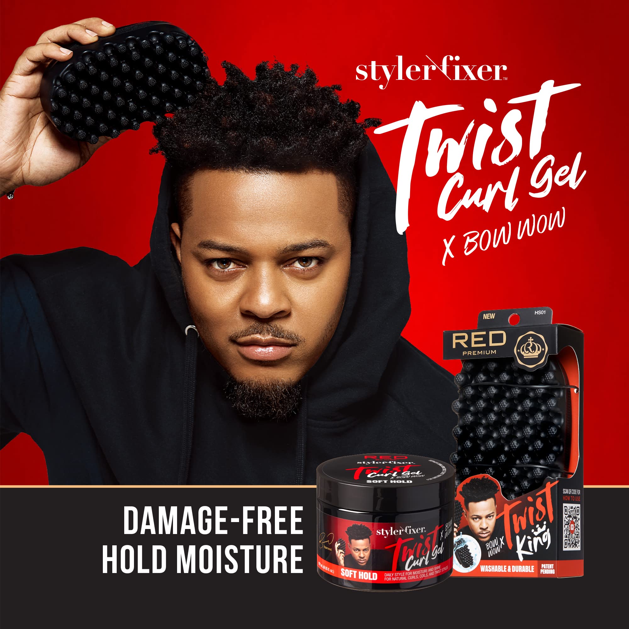 360 waves and twists styling gel by RED by Kiss X Bow Wow alt view
