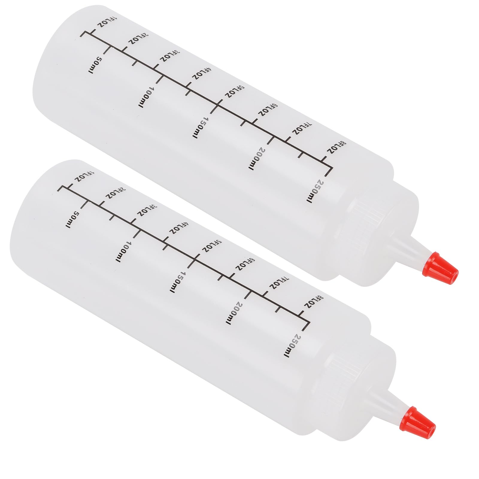 Red tip cap squeeze bottle suitable for oils and condiments
