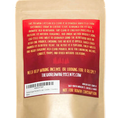 Cedar powder sifted under 100 microns with stainless sieve