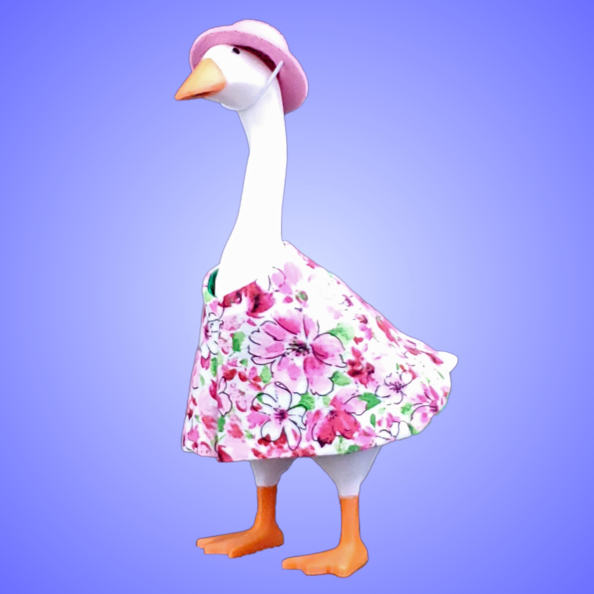 Red dress hat outfit for 7inch desk goose Kats Dog Swag