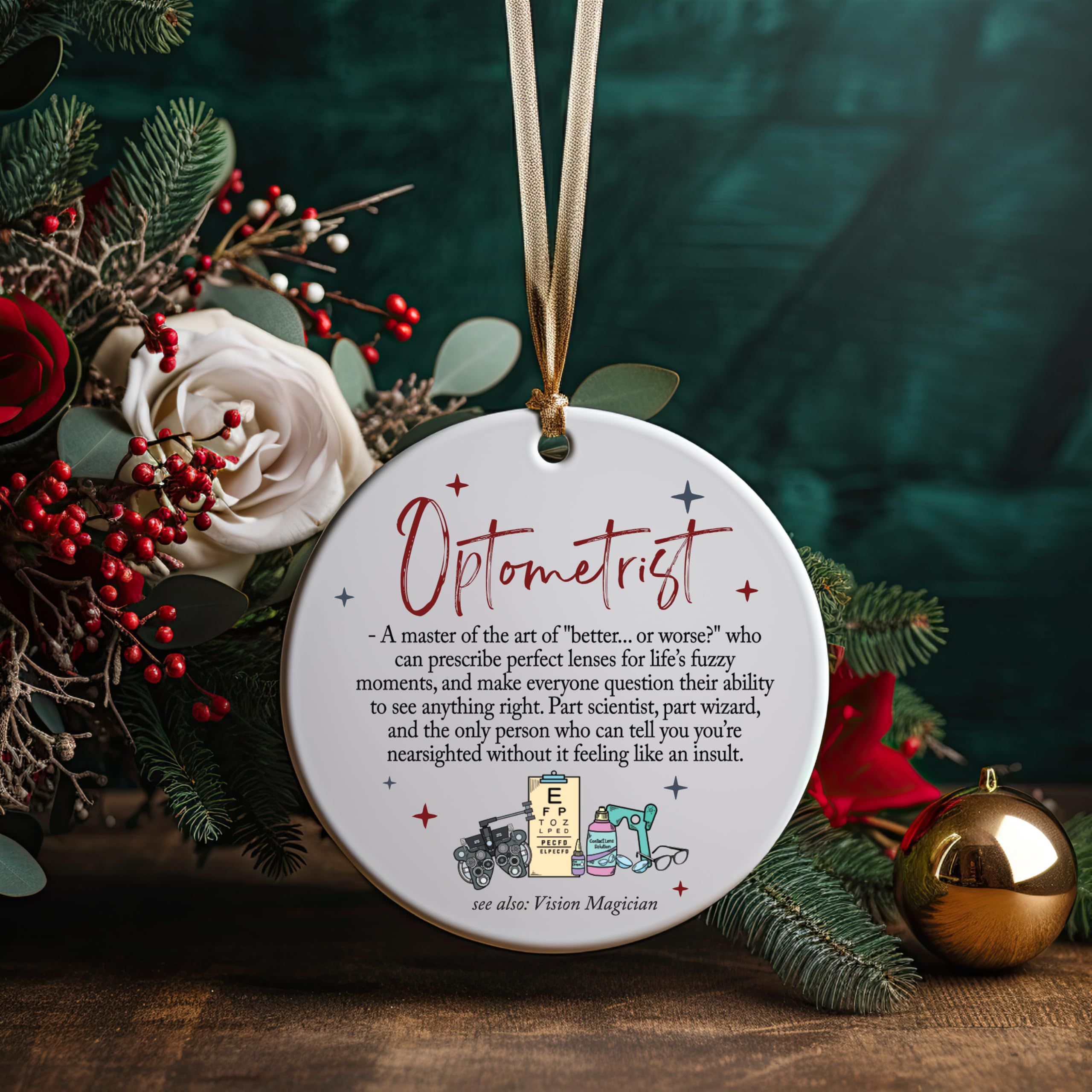 Durable high-gloss ornament suitable for year round display