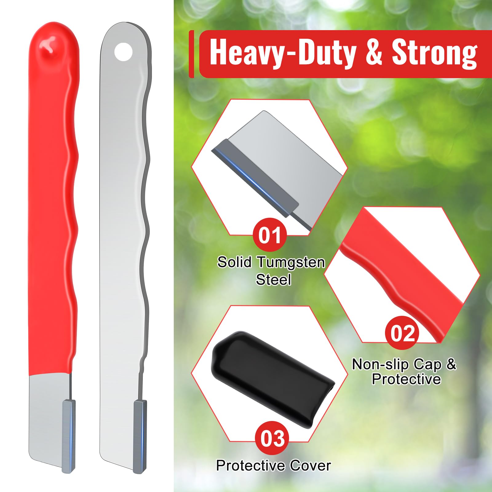 Non-slip PVC wrapped garden tool sharpener Anglekai