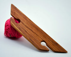 Red Oak Inkle shuttle for inkle loom weaving 4.5 inch