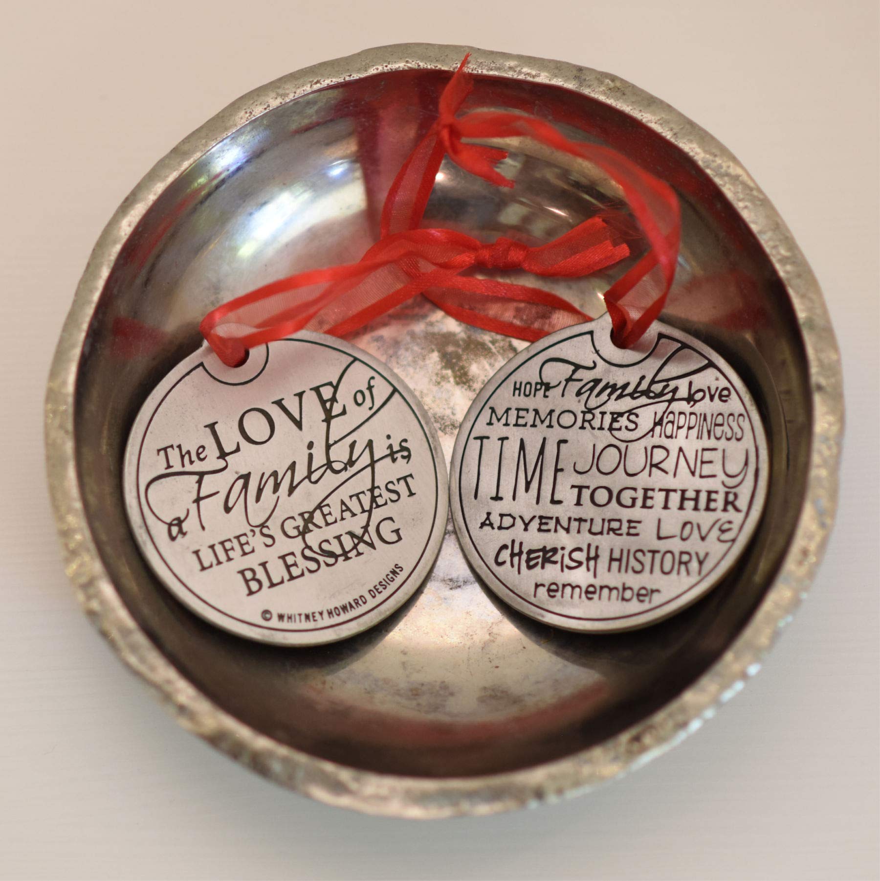 Gift ready pewter ornament by Whitney Howard Designs
