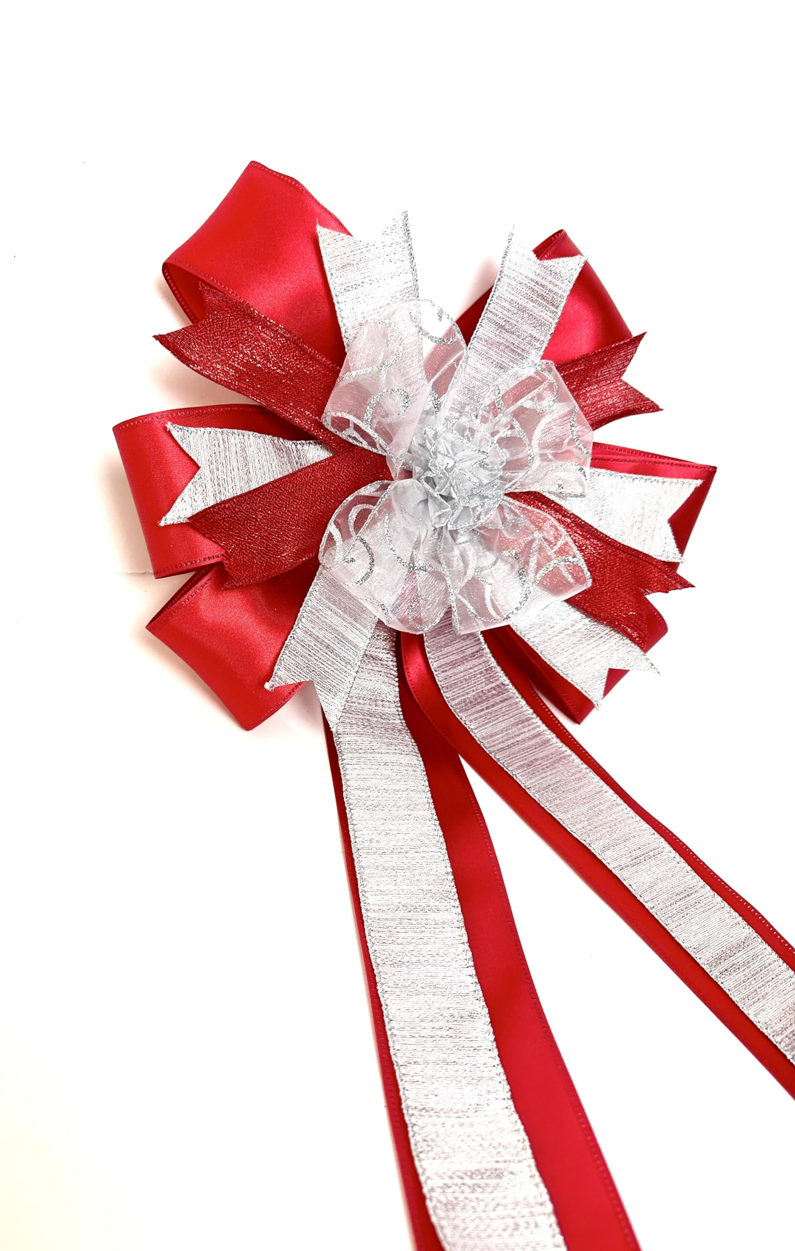 Wreath bow 12 inch wide for wreaths and trees