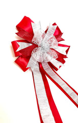 Wreath bow 12 inch wide for wreaths and trees