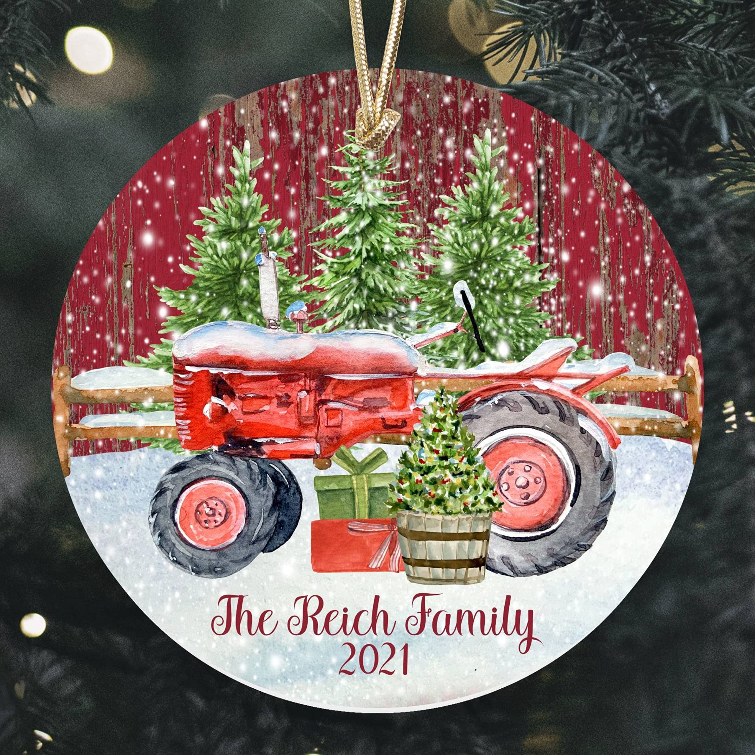 3 inch keepsake ornament personalized with child's name