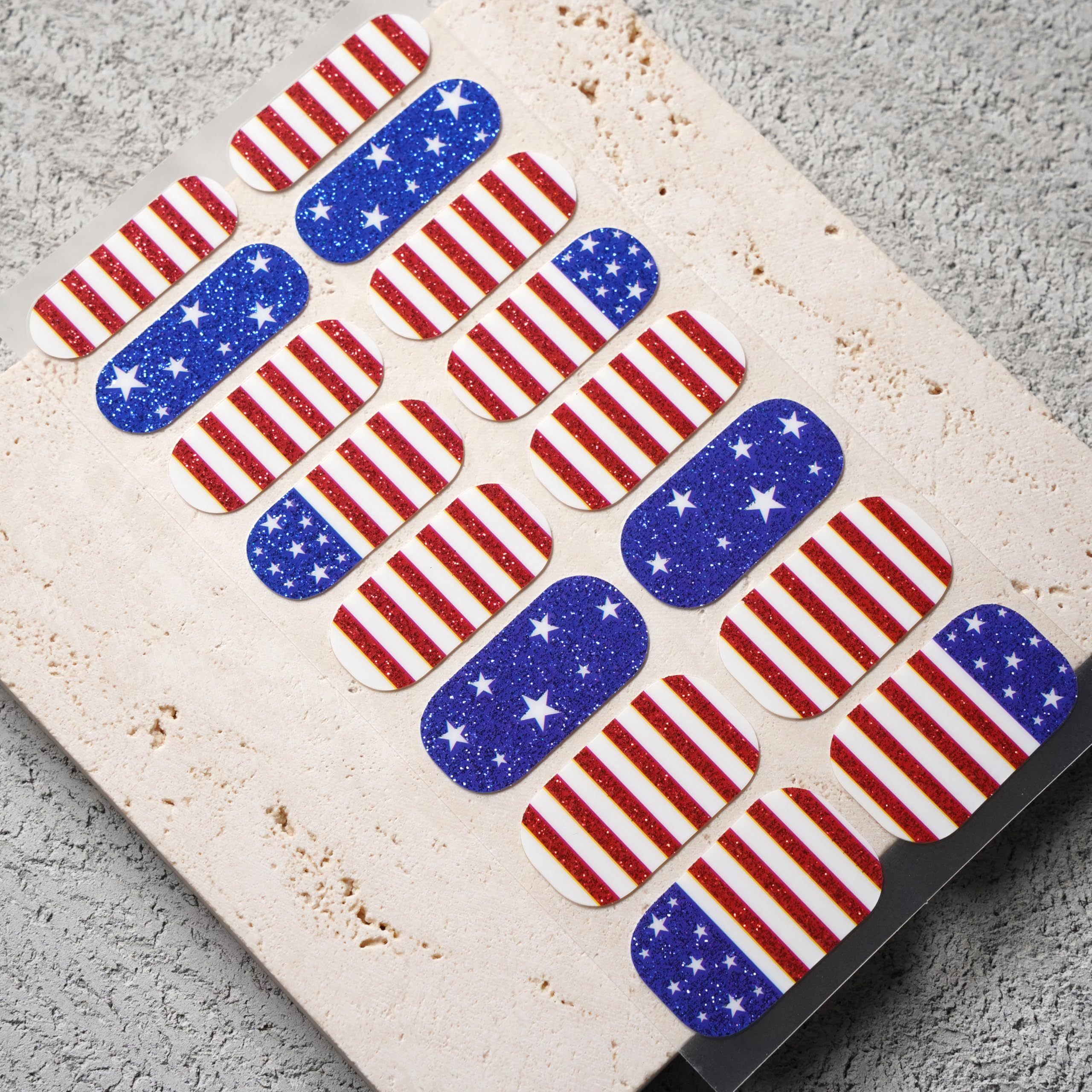 Team USA themed nail strips for FIFA World Cup 2026