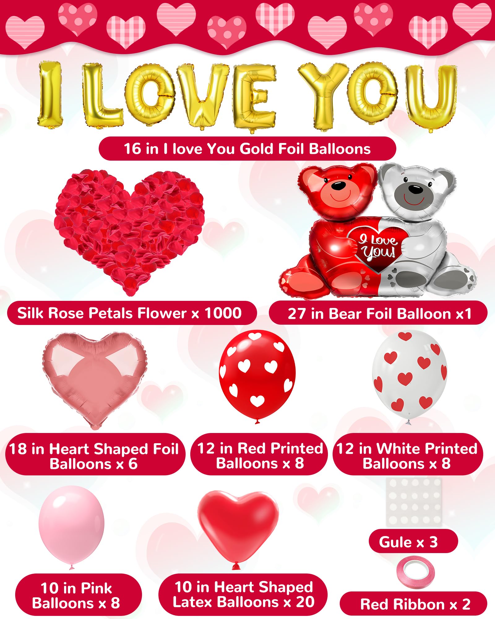 bear foil balloon 27in included in kit
