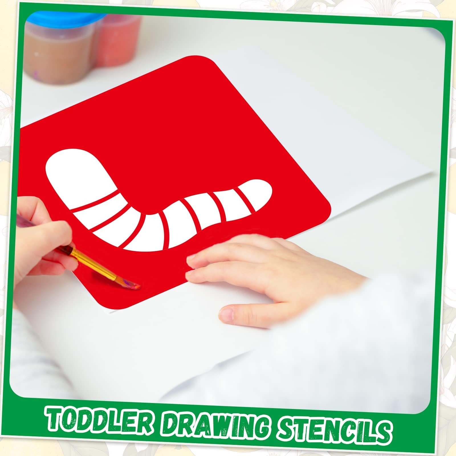 Eco-friendly PET washable and reusable stencils