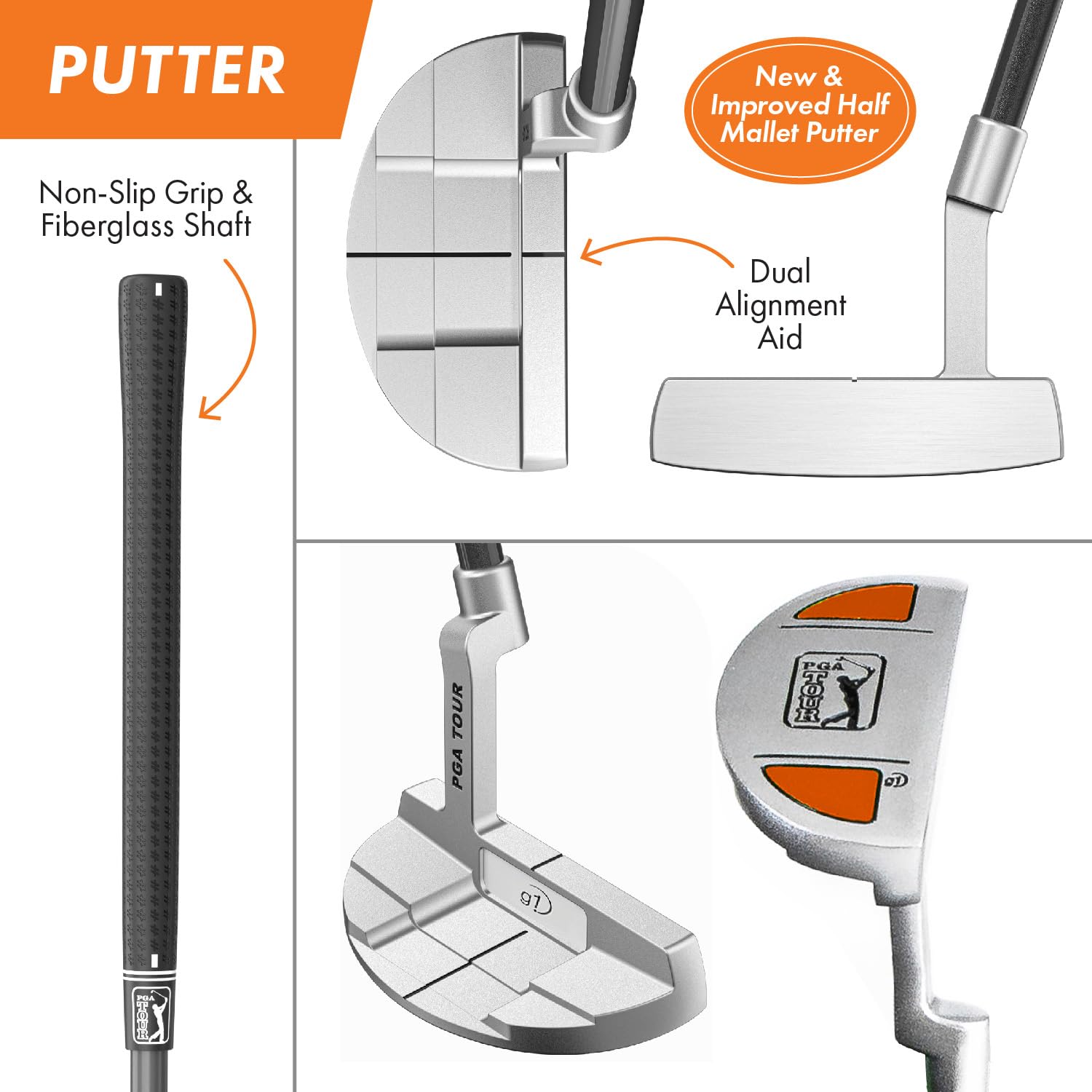 Graphite Lite shafts used in Golfgen junior clubs