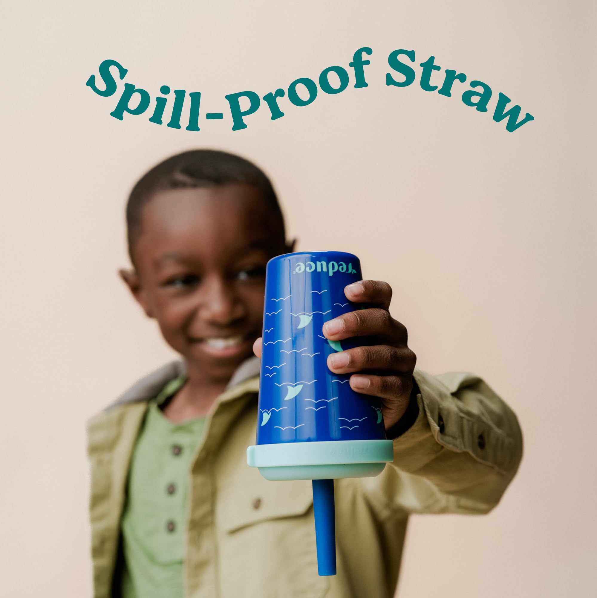 Tumbler cups with spill-proof straws for on-the-go use