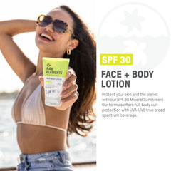 Zinc oxide mineral sunscreen protects skin