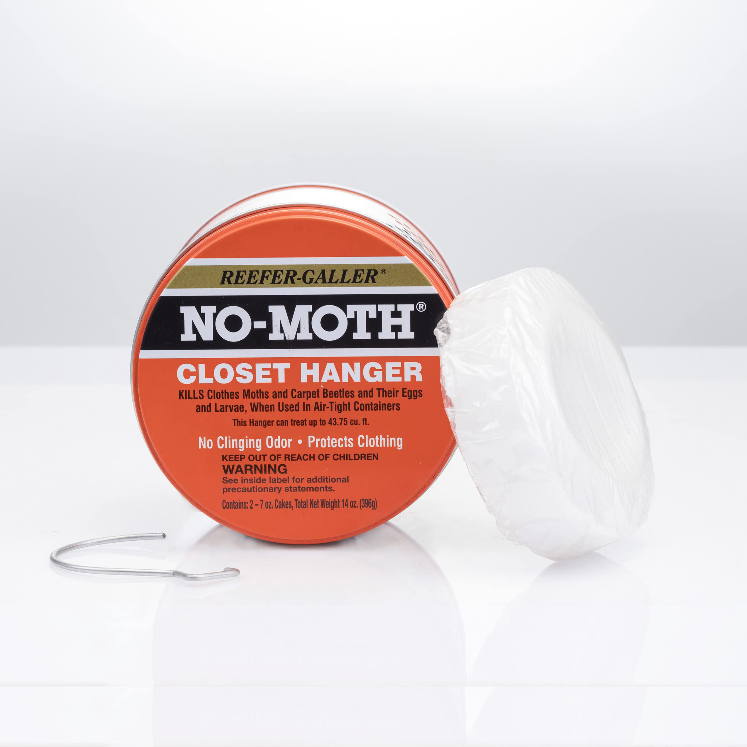 NO MOTH Closet Hanger protects woolens and cashmeres
