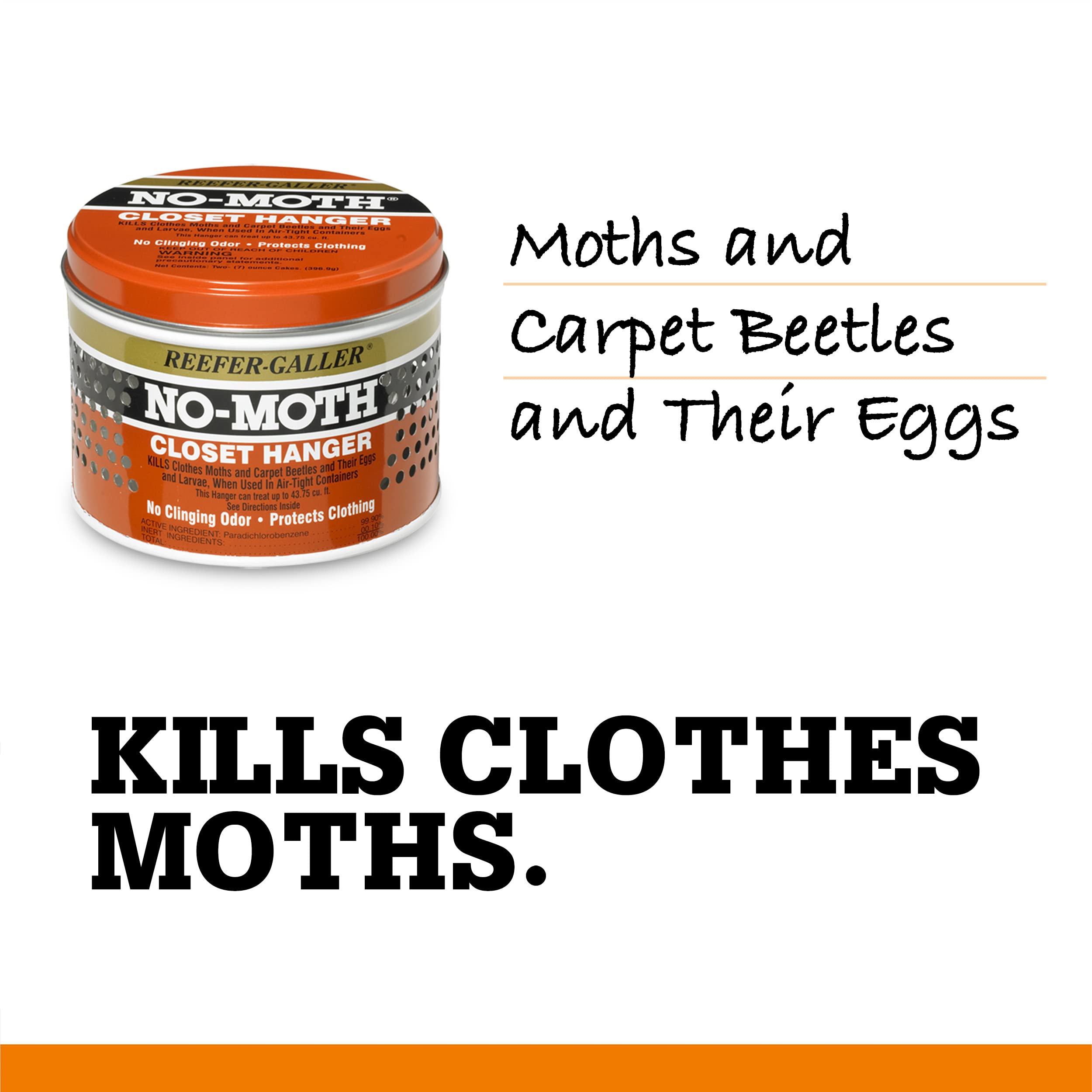 Willert Home Products branding on Reefer-Galler NO MOTH packaging