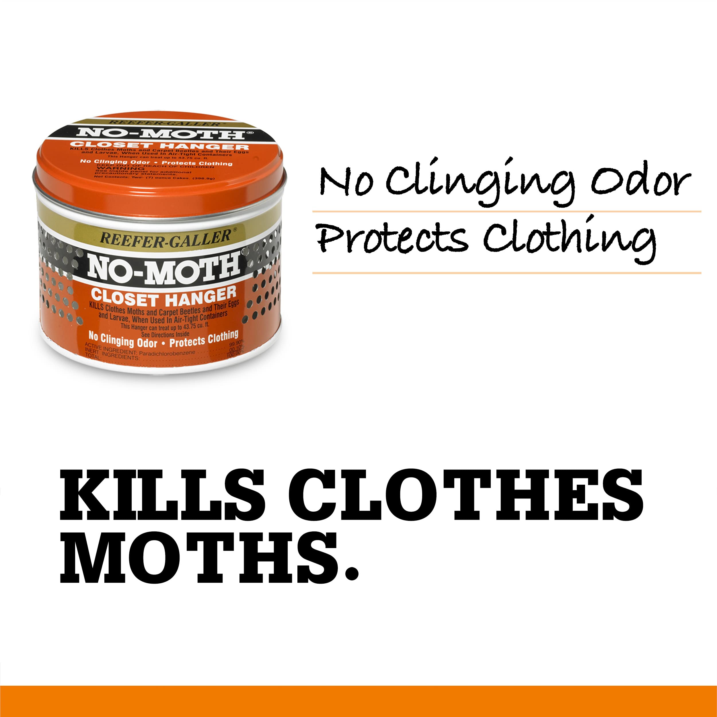 NO MOTH Closet Hanger ready for closet storage use