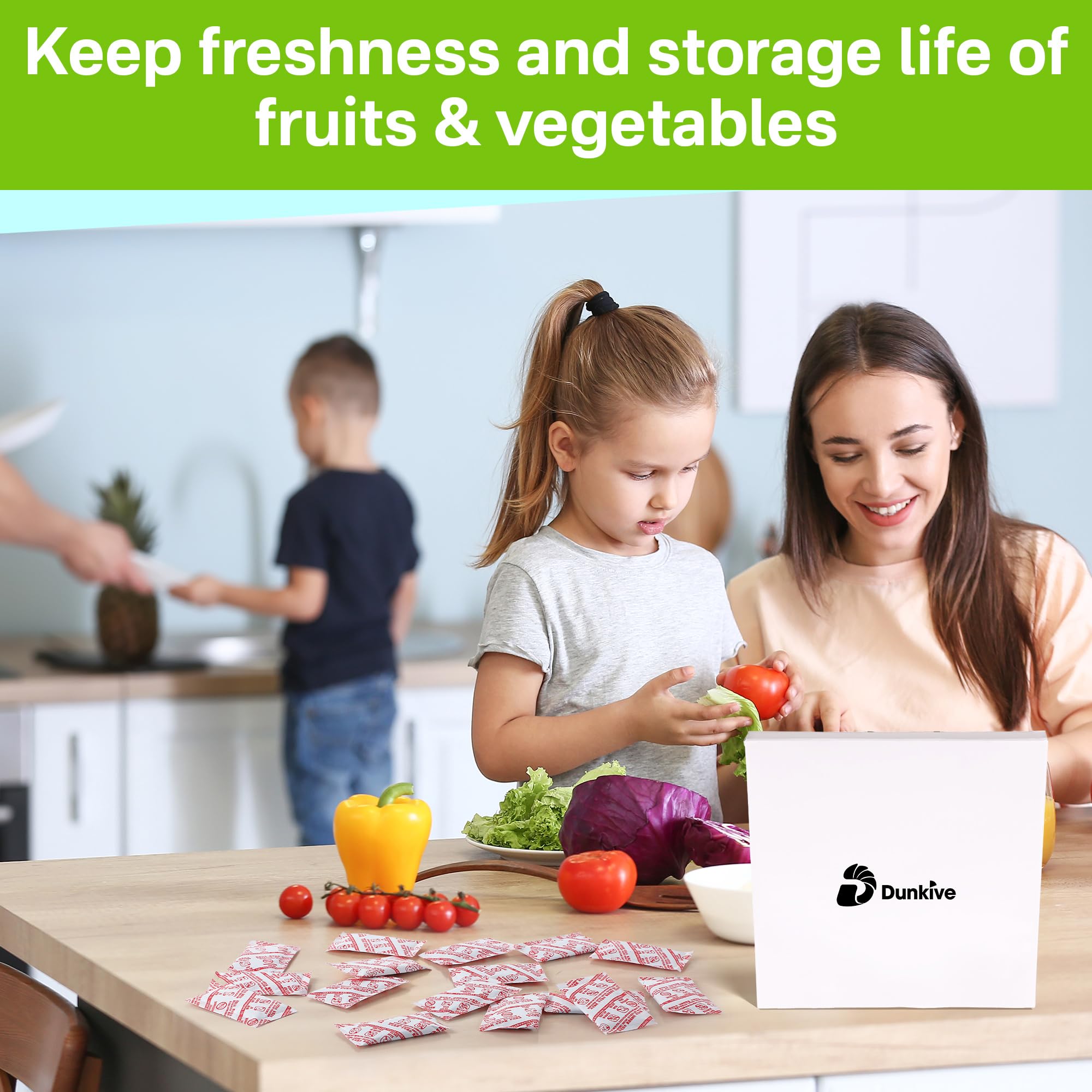 storage and use in preserving bags and containers