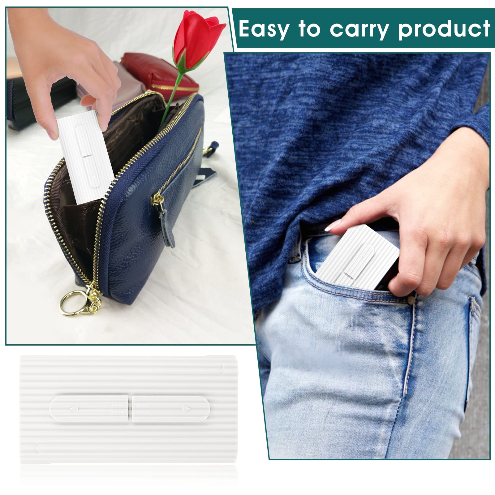 1 box refillable floss pick dispensers with floss