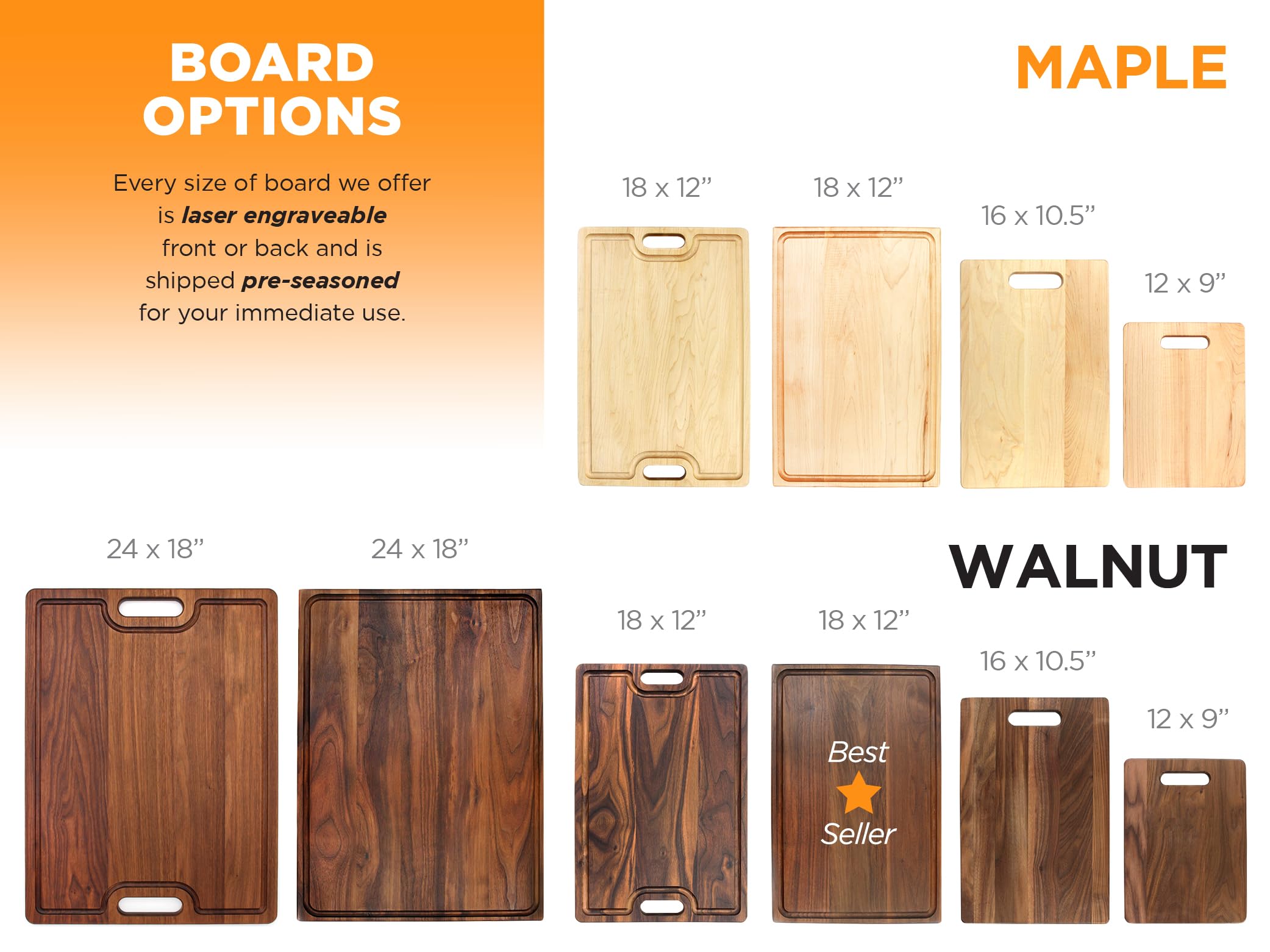 Refine Kitchenware cutting board USA made Ohio