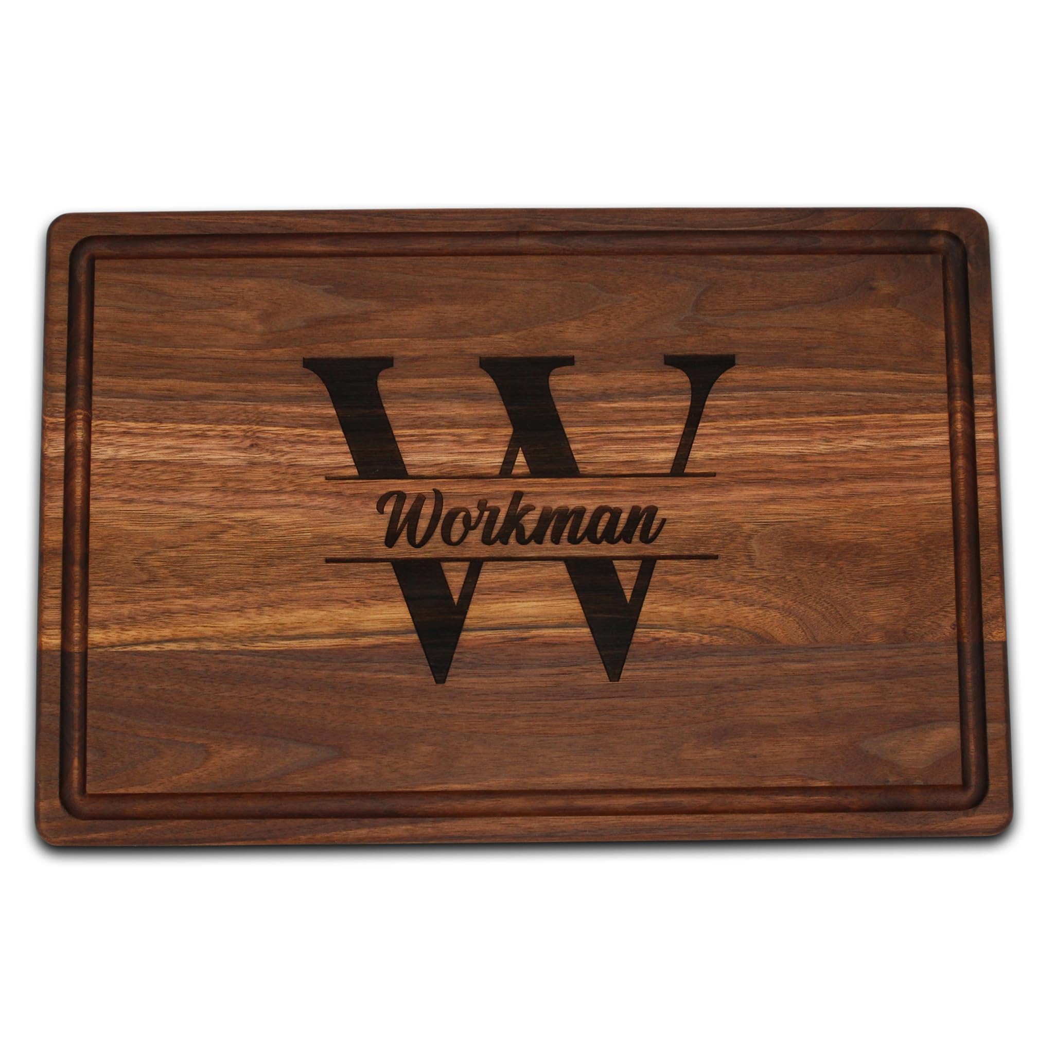Refine Kitchenware monogrammed cutting board gift ready
