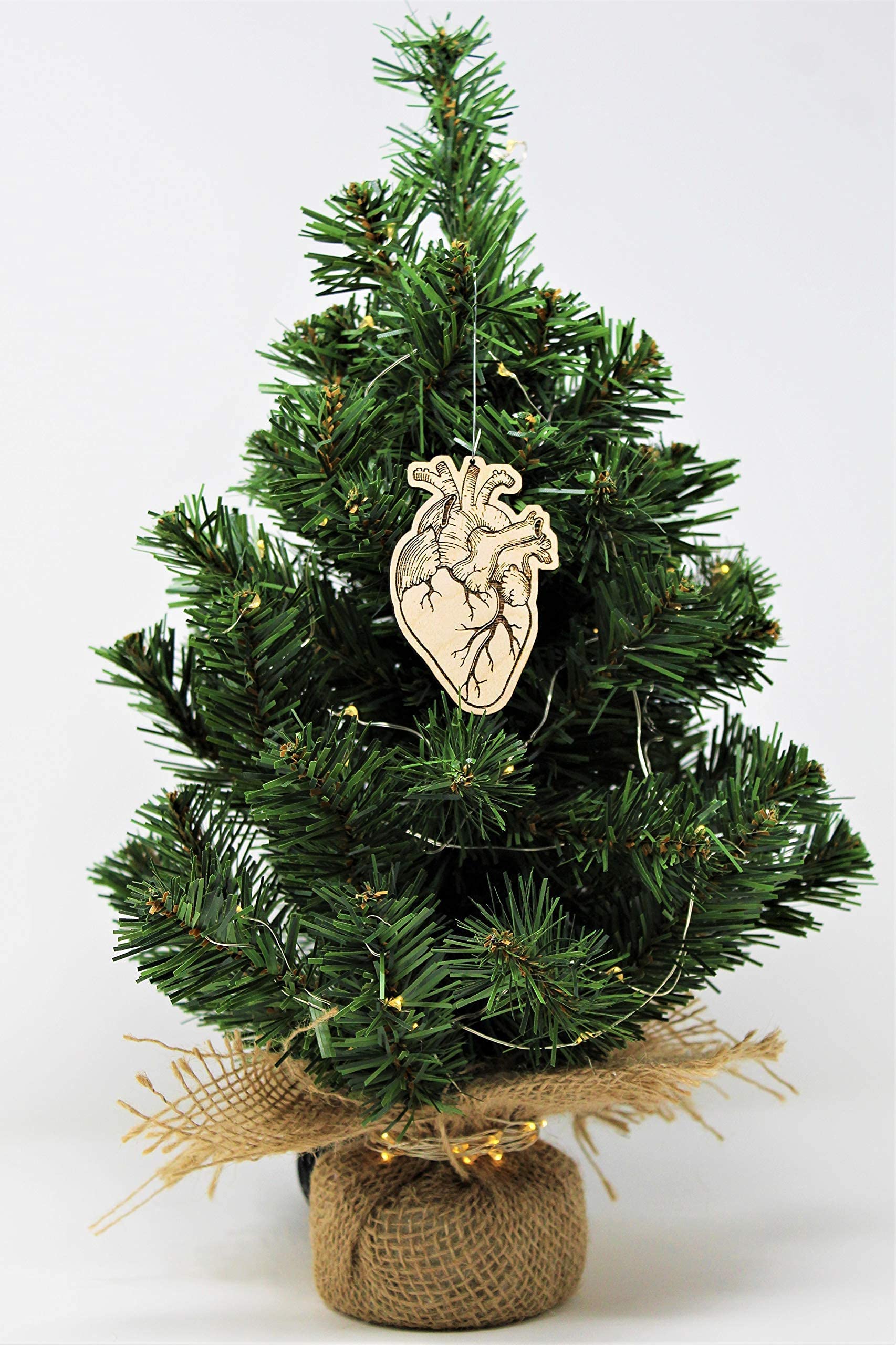 Ornament hanger included with heart ornament