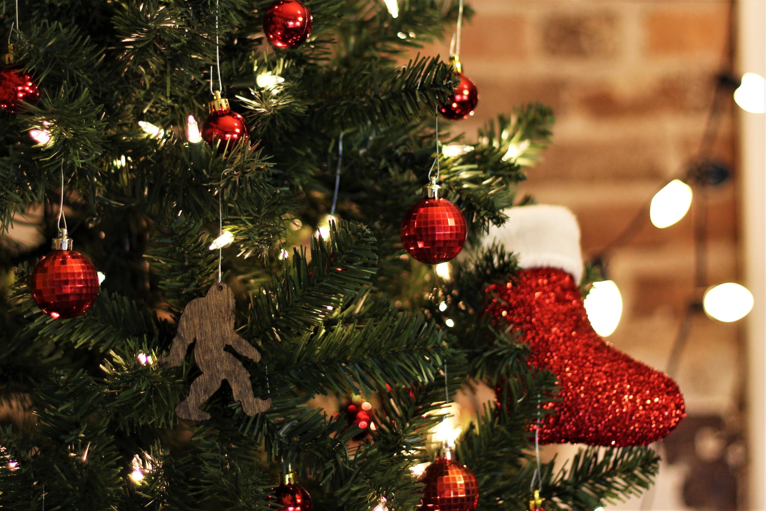 Collectable Christmas ornament Sasquatch design