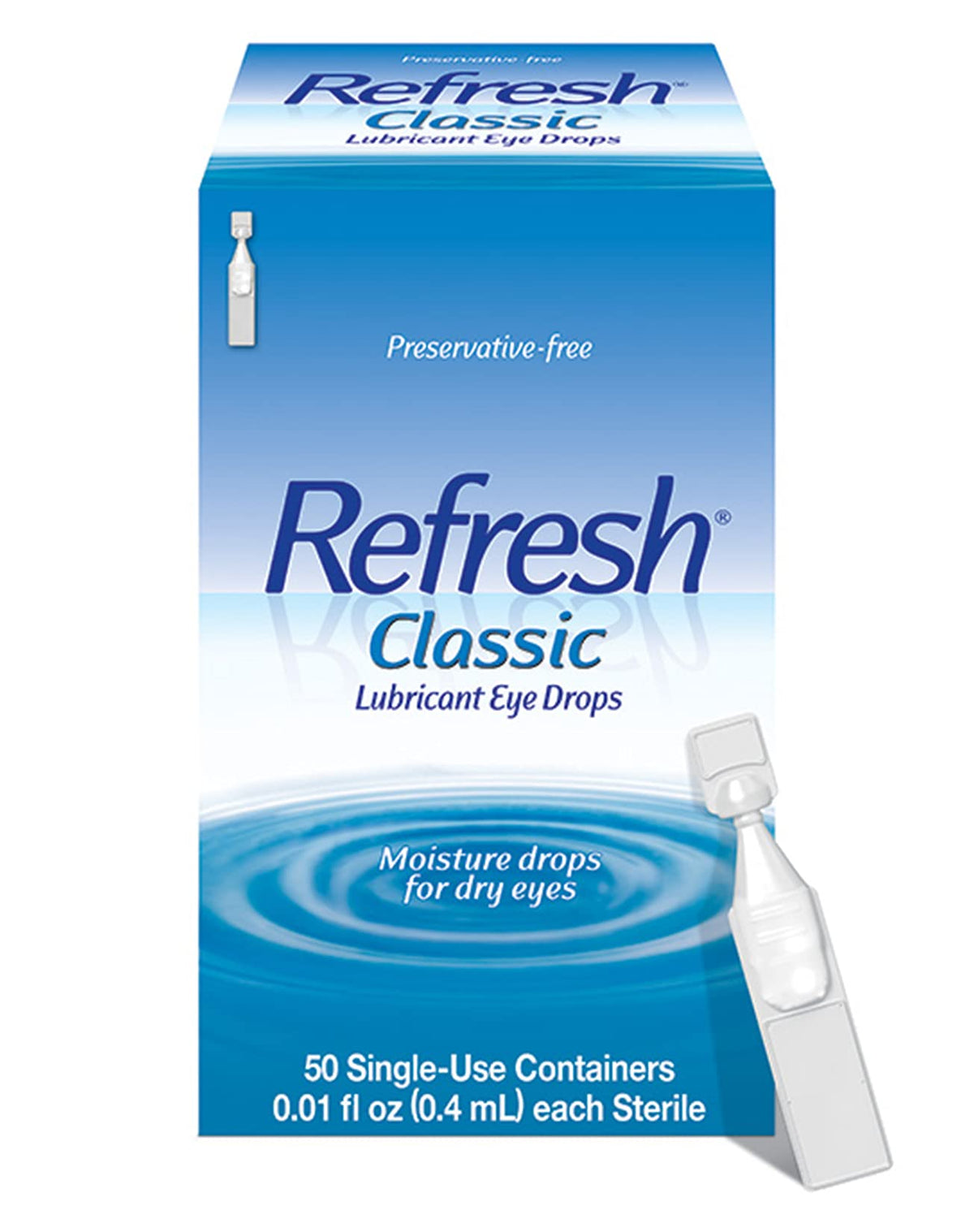 REFRESH CLASSIC preservative-free eye drops 0.4 mL single-use vial