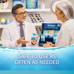 Cushioning and rewetter for soft and RGP lenses REFRESH CONTACTS