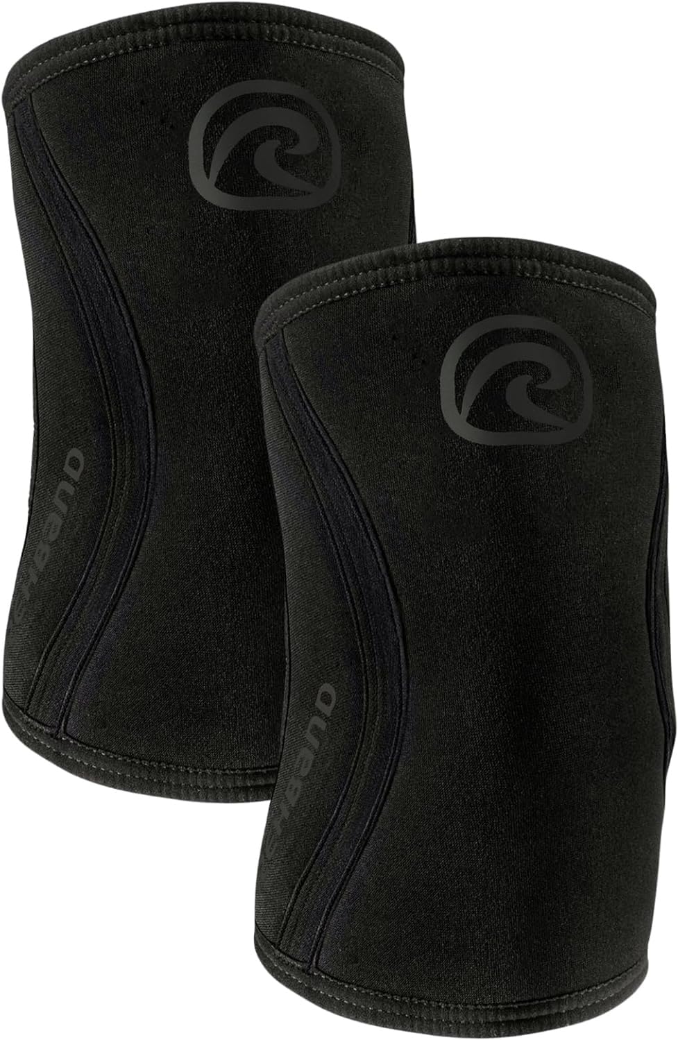 Rehband elbow 5mm compression sleeve carbon black large pair