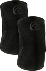 Rehband elbow 5mm compression sleeve carbon black large pair