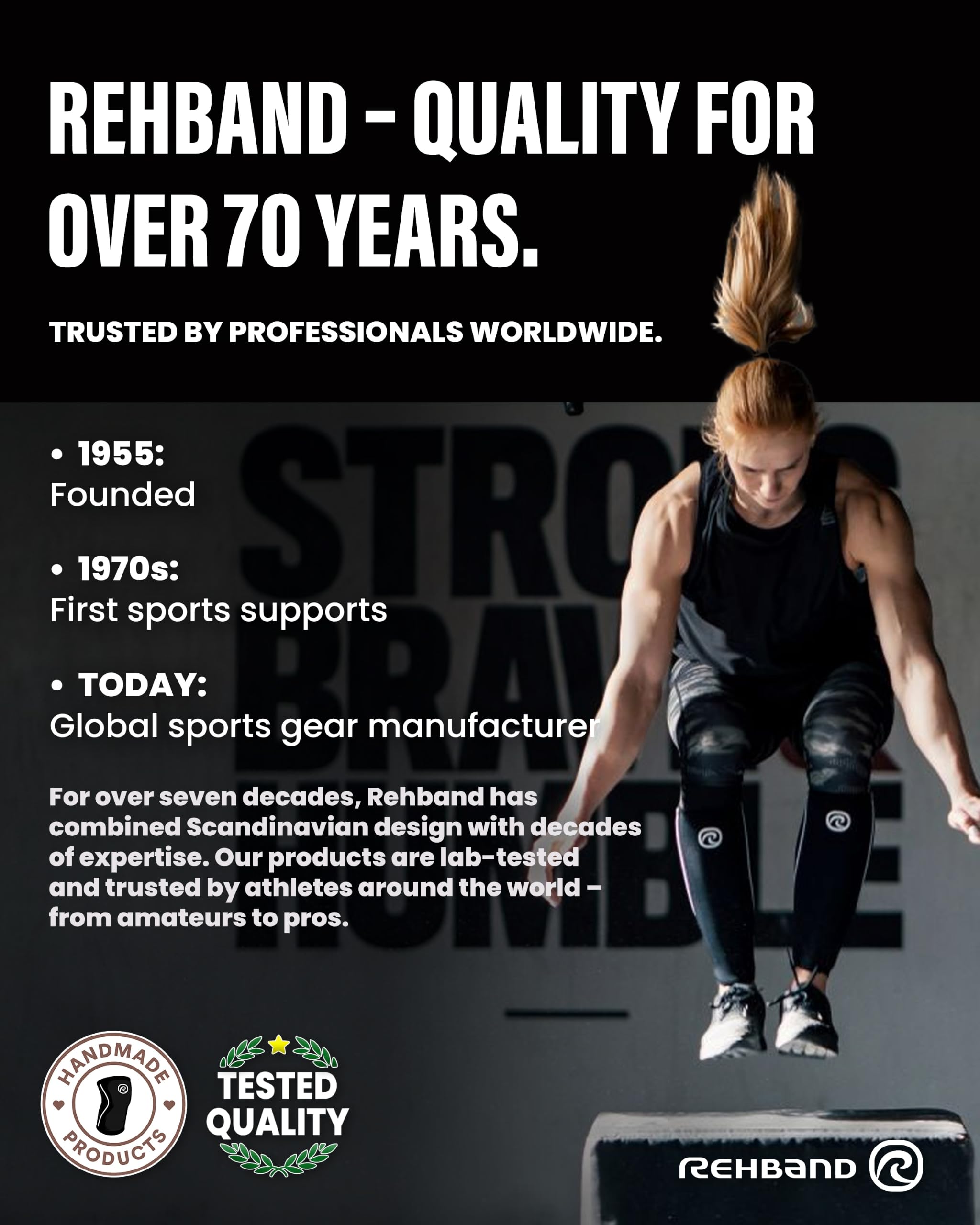 Rehband 5mm elbow compression sleeve for Crossfit