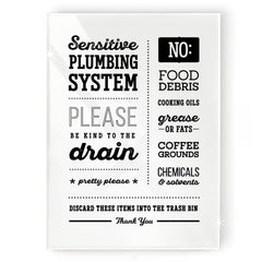 Reilly Originals 5x7 kitchen sign adhesive option