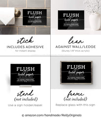 4x6 inch designer sign by Reilly Originals with glass-like finish