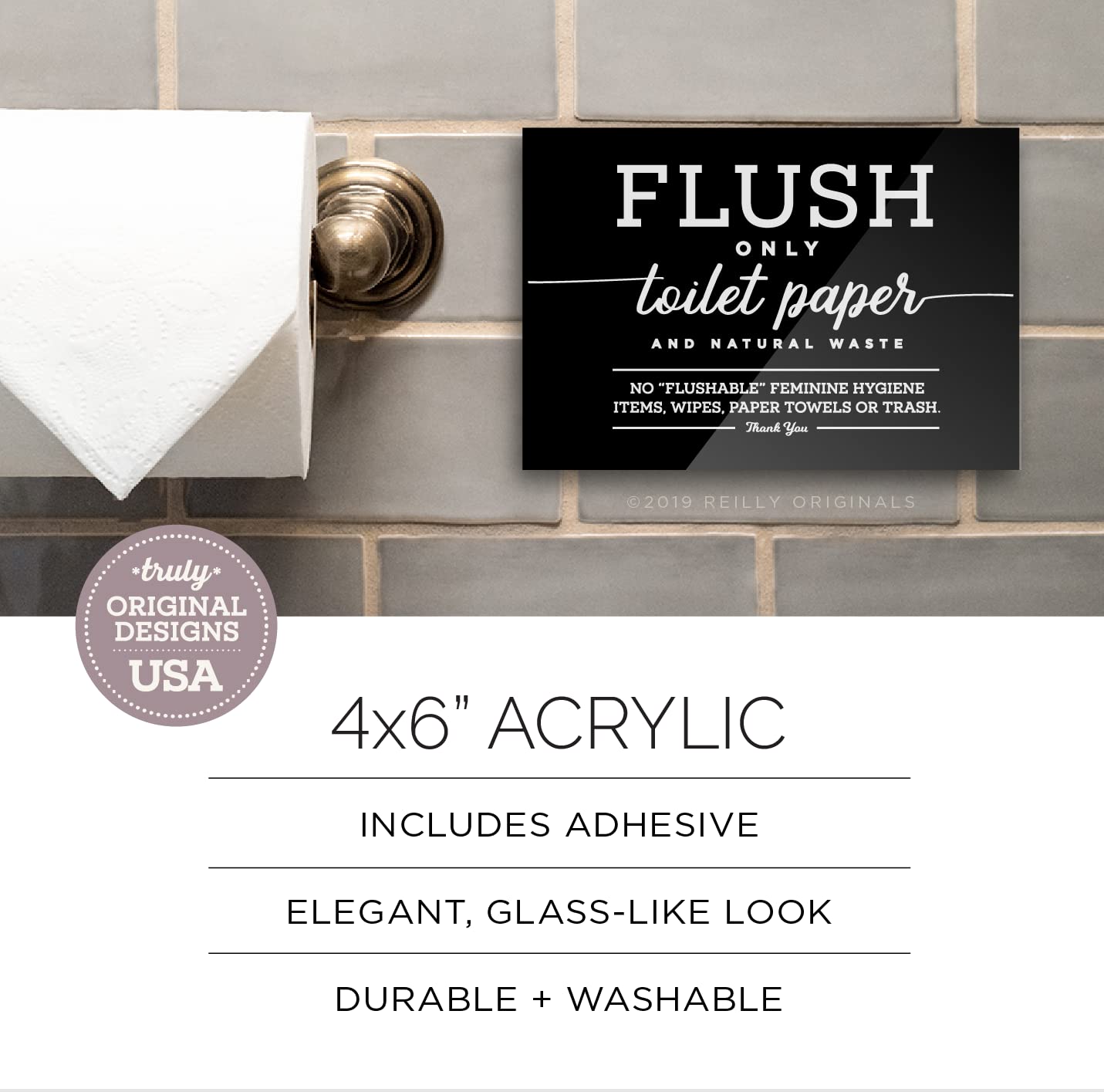 Natural Waste designer sign by Reilly Originals