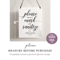 Premium finish ready to hang sign