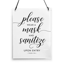 Reilly Originals 6x8 inch sign with rope