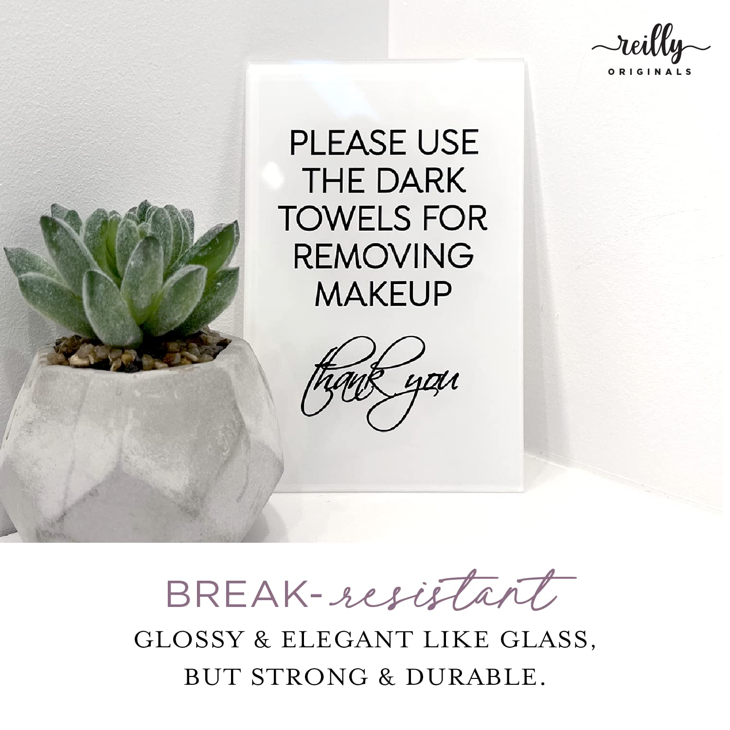 Reilly Originals product sign for makeup removal
