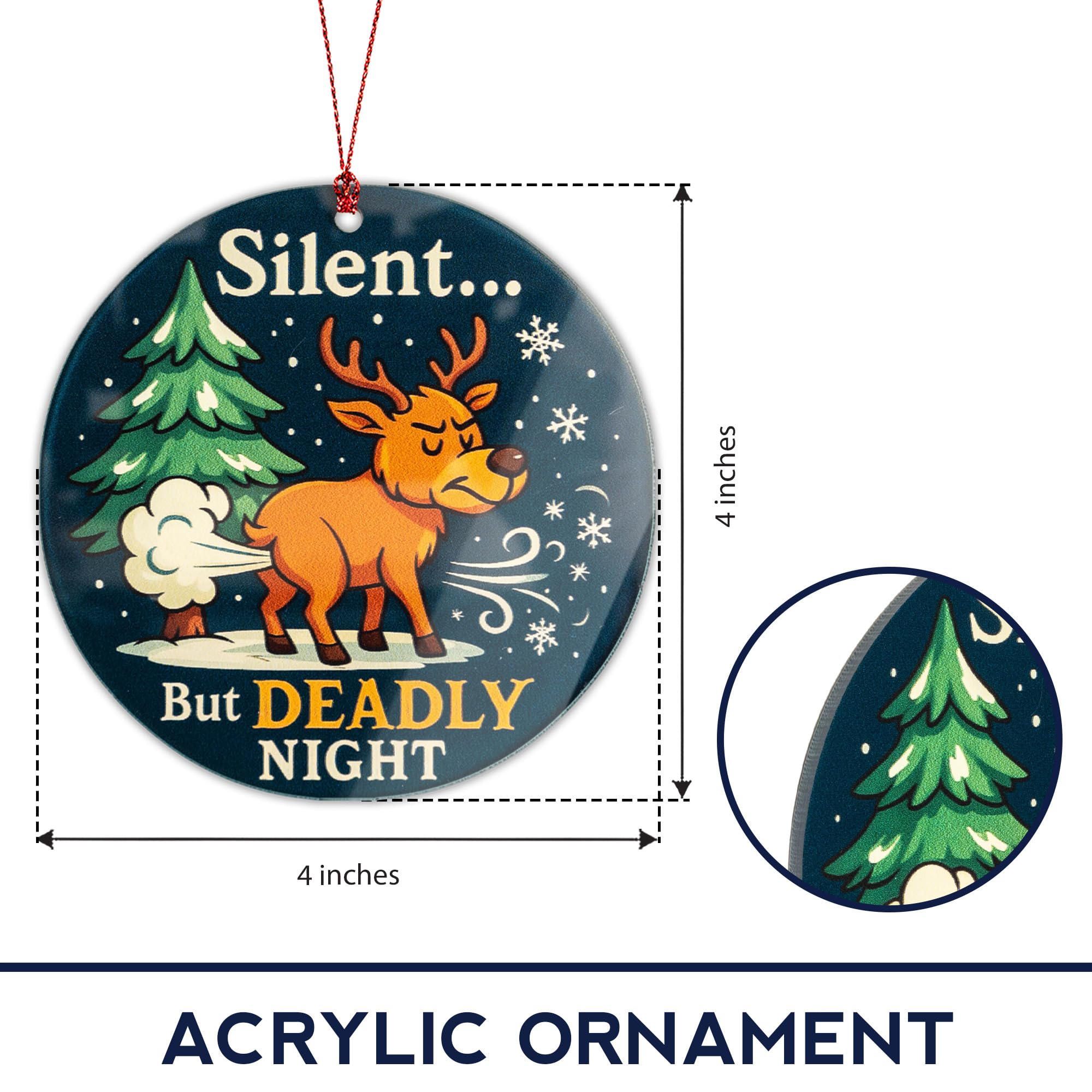 Reindeergag1 ornament packaging with story card