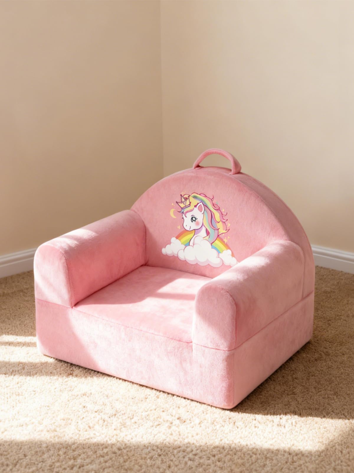 unicorn themed sofa for playrooms and small apartments