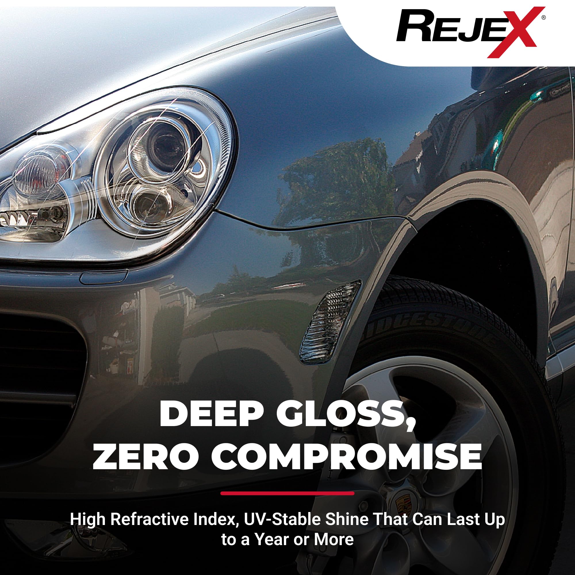 Wheels chrome and clear bra protected by RejeX coating