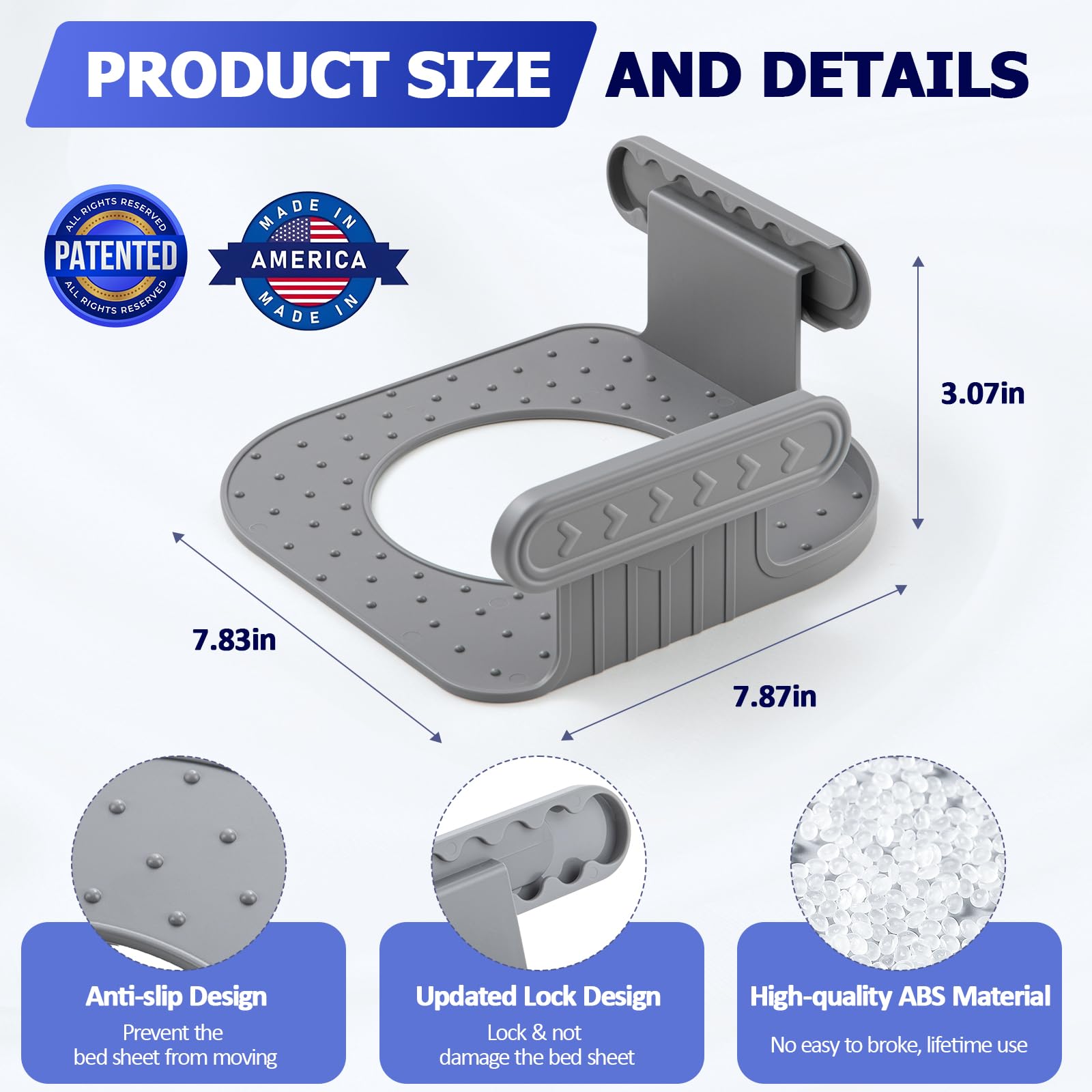Corner bed sheet holders universal fit for all mattress sizes