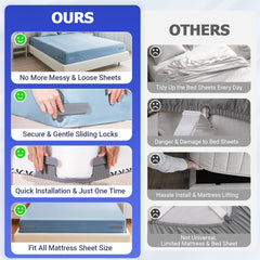 Thickened ABS material corner bed sheet holders