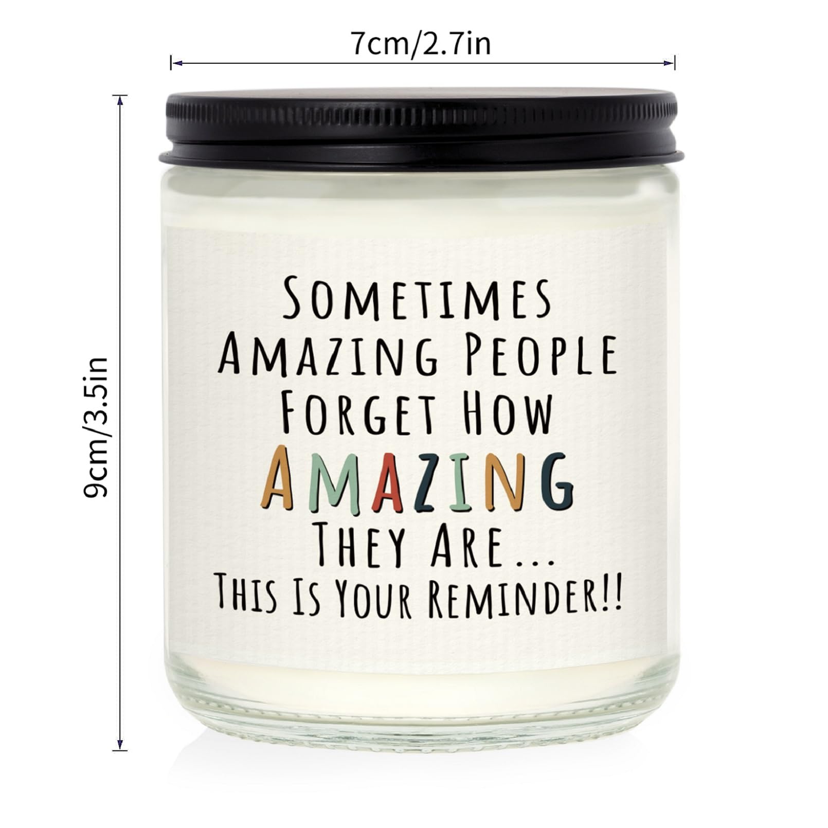 Giftable candle for women family and friends