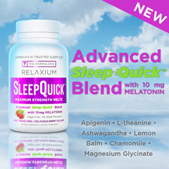 Vegan gluten free Relaxium Sleep Quick Melts