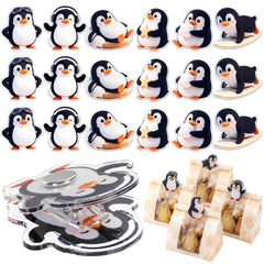 Relaxweex Penguin Magnetic Chip Clips 18 pack