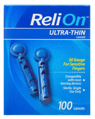 ReliOn 30G Ultra-Thin Lancets 100ct Pack2 product