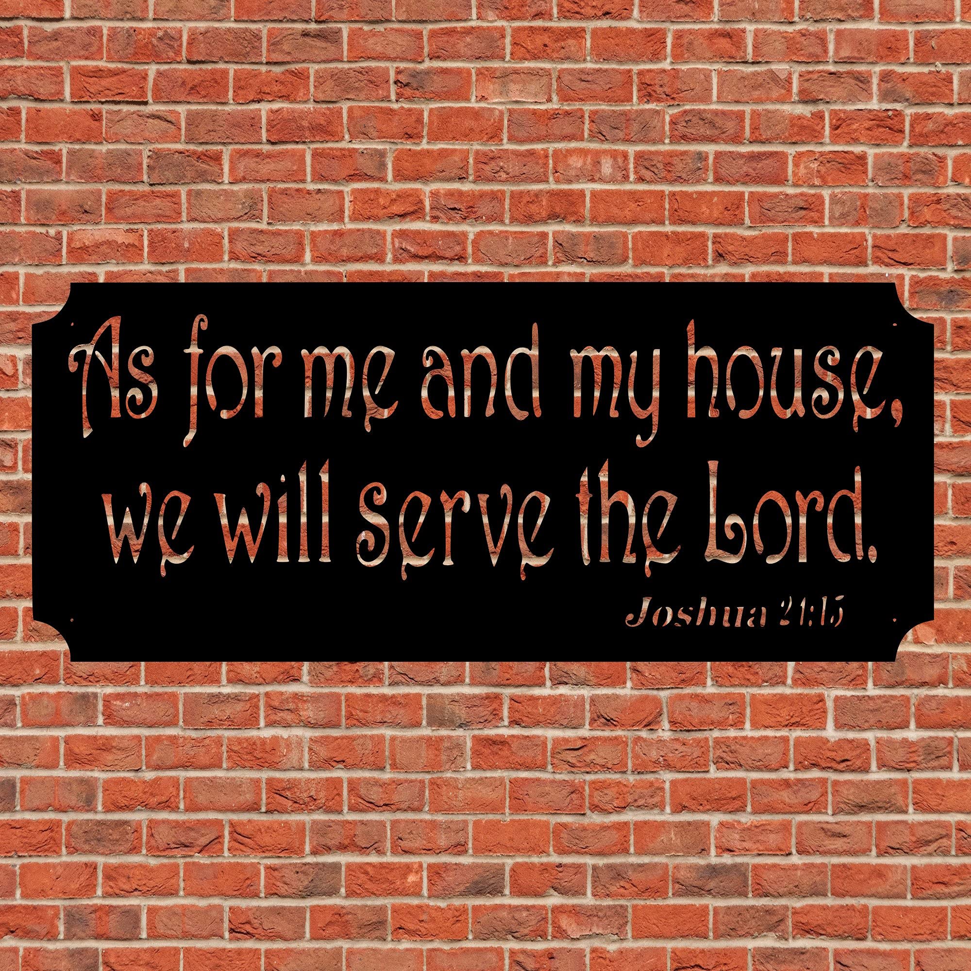 Religious sign by Sea Biscuit Metal Designs carbon or stainless steel