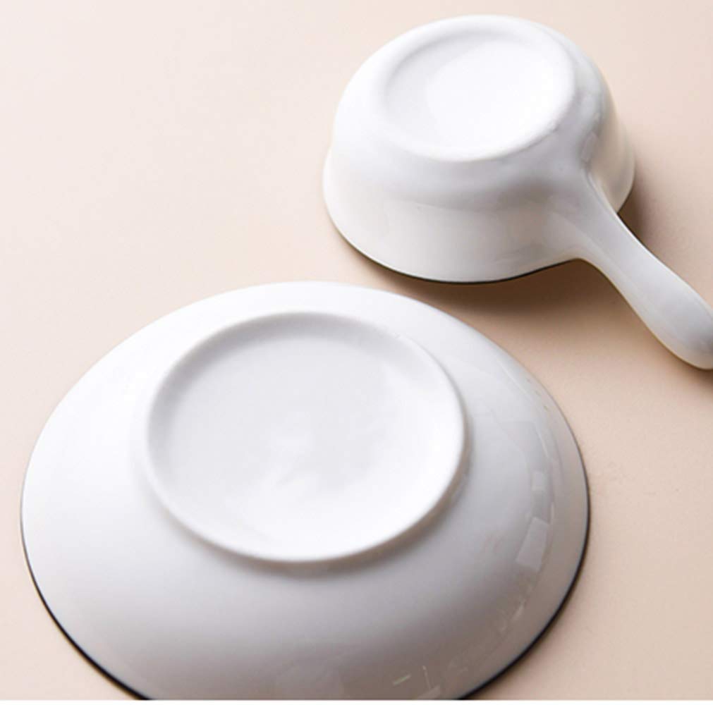 Set of four cat dinner relish dishes arranged