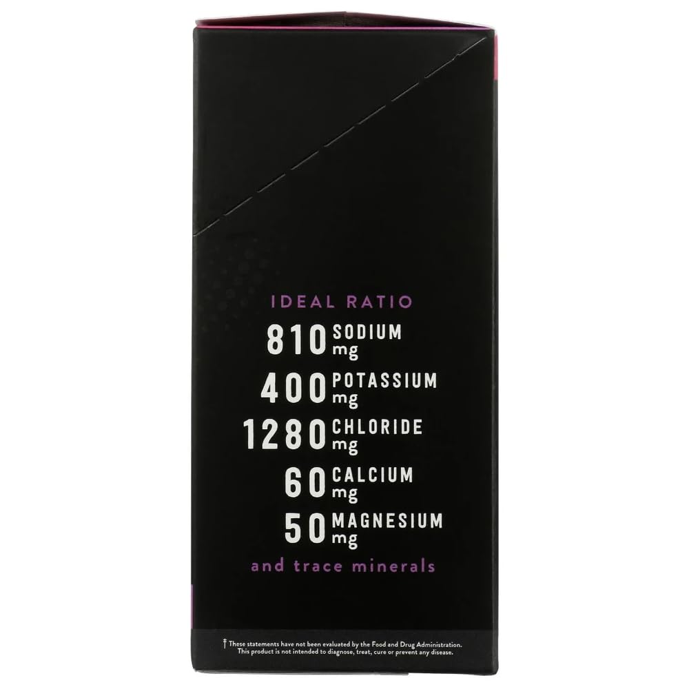 RELYTE Re-Lyte Mixed Berry electrolyte drink mix 15 servings packets facts