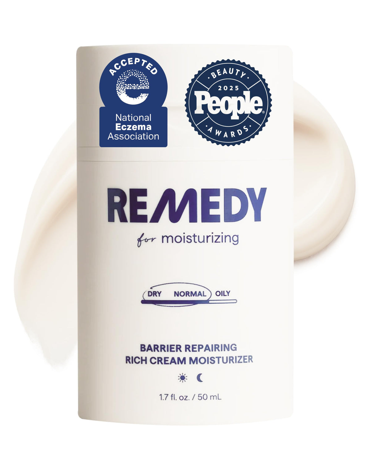 remedy rich barrier repairing cream jar for dry skin